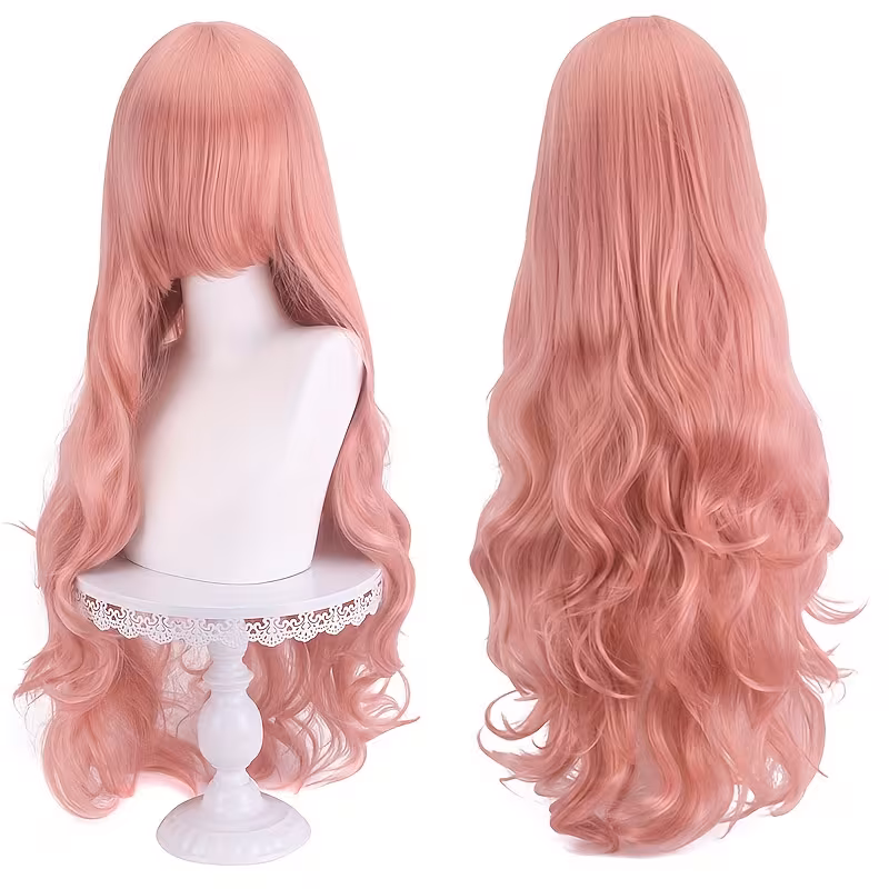 Wavy Pink Wig