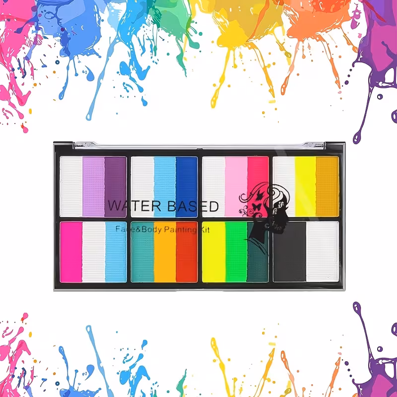 Water Face & Body Paint Palette