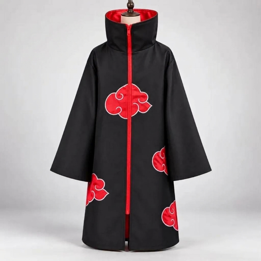 Akatsuki Member Cloak – Anime Cosplay Robe L